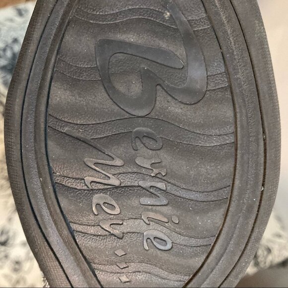 BERNIE MERV Sz 41 Slip On Elastic Silver Mesh Flats Sandals - Picture 9 of 9